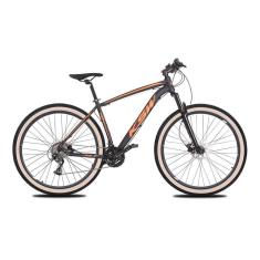 Bicicleta KSW 24V Aro 29 Freio Hidraulico Pneu Faixa Beje