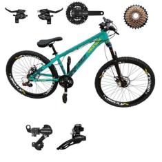 Bicicleta Aro 26 Vikingx Tuff 30 Aluminio 24v Shimano Mtb Transmissão 