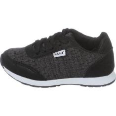 Tênis Infantil Masculino Preto Jogging Kidstep-Masculino