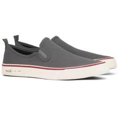 Tênis Masculino Slip On Coca Cola Iate City Casual Calce Fácil Confortável 2315L-Masculino