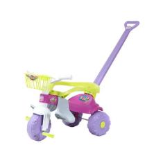 Triciclo Motoca Infantil Tico Tico Festa Rosa Com Aro - Magic Toys