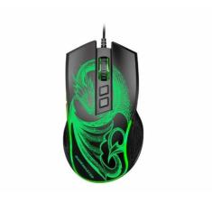 Mouse USB Gamer K-Mex MGL3 Dragão 6200 DPI 7 Cores
