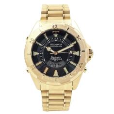 Relógio TECHNOS Skydiver masculino dourado WT205FL/4P
