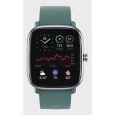 Relógio Smartwatch Amazfit gts 2 Mini, Tela 1,55, à Prova D'Água, Modos Esportivos, Notificações e Sensores de Saúde - Verde