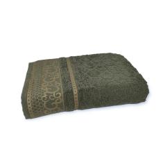 Toalha de Banho Macia Verde Oliva Eudora Dianneli 100% Algodão