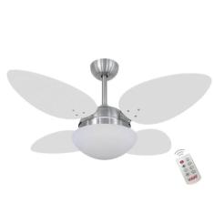 Ventilador Prince IV Branco 220V e Controle Remoto - Mais de Casa, 220