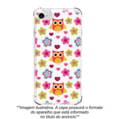 Capinha Capa para celular LG K12 Max (6.26") - Coruja Corujinha Femini
