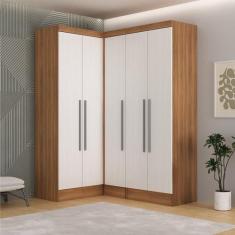 Guarda-roupa Modulado Viena 5 Portas 4 Gavetas 3 Peças Espresso Móveis