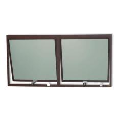 Janela de Alumínio Maxim-ar 2 Seções 60x120cm Vidro Mini Boreal Plus B