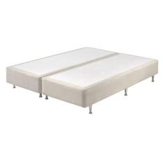 Base Box Somiê King UNI Veludine 37x193x203cm - Ecoflex