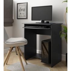 Escrivaninha Office Mesa De Computador Com Suporte De Teclado E Pratel