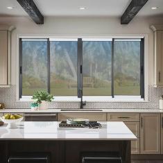 Janela Elite 4 Folhas Moveis 100 X 120 Vidro Reflex