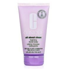 Sabonete facial espumante Clinique All About Clean Very Dry to Dry