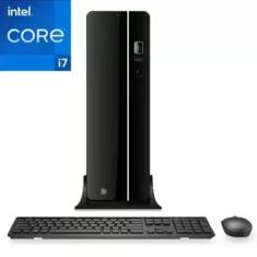 Computador Slim Intel Core i7 16GB SSD 480GB Wifi mouse e teclado sem 
