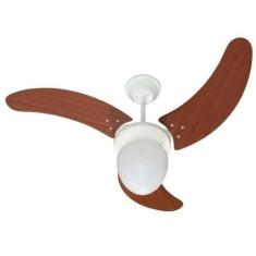 Ventilador Búzios Branco 110v 3 Pás Verniz