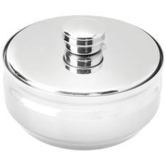 Tramontina 61473080 Manteigueira Redonda em Aço Inox com Tampa, Prata