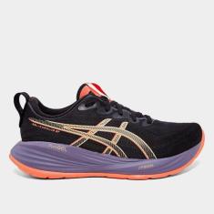 Tênis Asics Gel-Cumulus 27 Masculino, Preto, Laranja, 41