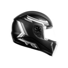 Capacete Moto Fechado Feminino Masculino Fly F-9 Hans-Unissex