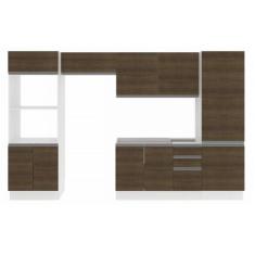 Cozinha Completa Madesa 100% MDF Acordes 2 gavetas 11 Portas (Sem Tamp