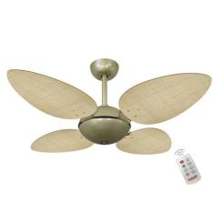 Ventilador Volare Off P Palmae Natural 220V Controle Remoto - Casa H, 