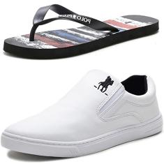 Tênis Slip On Casual Masculino com Chinelo Polo Plus