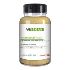 W Vegan Nutritional Yeast Flocos Sabor Parmesão Free 120G