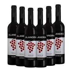 Vinho Esporão Alandra Tinto 750 ml Kit com 6 Unidades
