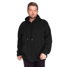 Jaqueta Masculina Moletom Básica Plus Vinho-Masculino