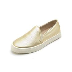Tenis slip on feminino sapato plataforma casual couro legitimo confort