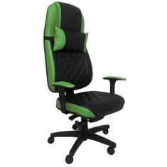 Cadeira Gamer para Escritório Linha Gamer Cagliari Verde - Design Offi