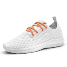 Tênis Feminino Leve Moderno Academia Caminhada - EXP, 38, Laranja, Fem