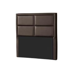 Painel De Cama Box Estofada Solteiro New York Courano Marrom - Probel