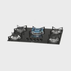 Cooktop 5 Bocas Tripla Chama Fischer Preto