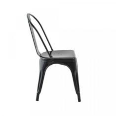 Cadeira Aço Iron Industrial Rivatti Preto