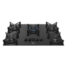 COOKTOP FIT LINE FISCHER - 5 BOCAS TC TREMPE IRON VIDRO