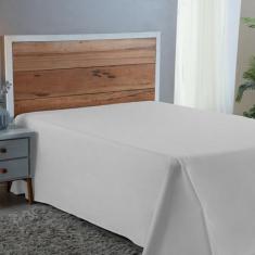 Lençol Cama Queen Size Avulso 300 Fios Sem Elástico Percal 100% Algodã