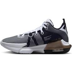 Tênis Nike Lebron Witness VII - Nike, Unissex, Atletas, Jogadores de Basquete, Masculino, Lebron Witness VII, Sapato Esportivo, Tênis, Preto e Branco, 44