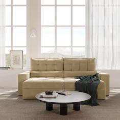 Sofá Retrátil e Reclinável 4 Lugares 250cm Embaúba Extra CabeCasa Made