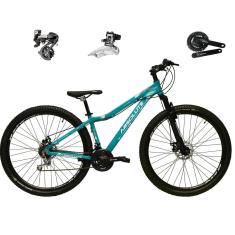 Bicicleta aro 29 Absolute Mia 2 Feminina Shimano Altus 24V Freio Hidráulico Suspensão com Trava-Feminino