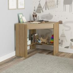 Mesa de Estudos Infantil 76,5x76,5x74,5cm Atlantis Amendoa
