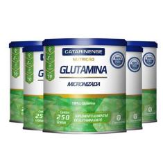 Kit 5 Glutamina Micronizada Catarinense 250G