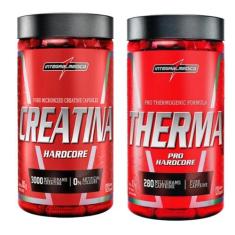 Creatina Pura 120 Caps + Therma Pro 120 Caps Integralmedica
