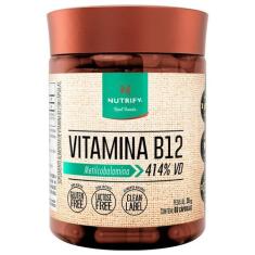 Vitamina B12 Pote Com 60 Cápsulas Nutrify, Sem Sabor