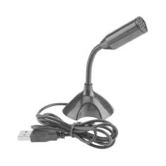 Microfone Para Pc Usb Desktop Com Suporte e Ajuste 360 Graus