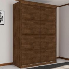 Guarda Roupa Solteiro Belmont 2 Portas de Correr 3 Gavetas MDP Malbec Casa H