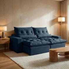 Sofá Retrátil e Reclinável 4 Lugares 290cm Avalon Super Pillow - Monta