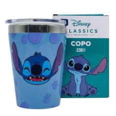 Copo Viagem Snap Stitch Disney 300ml - Zona Criativa