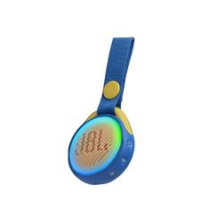 Caixa De Som Portátil Jbl Jr Pop Para Crianças Bluetooth Prova D'água Azul