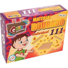 Carlu Brinquedos - Jogo para Aprender Matemática, 5+ Anos, 111 Peças, Color Multicolorido, 3012