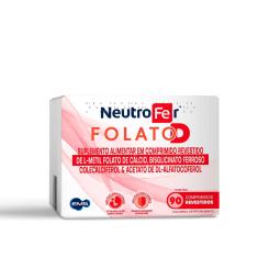 Suplemento Alimentar Gestantes NeutroFer Folato D 90 comprimidos EMS 90 Comprimidos